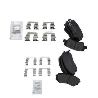 TRQ® - Ceramic Front and Rear Disc Brake Pads