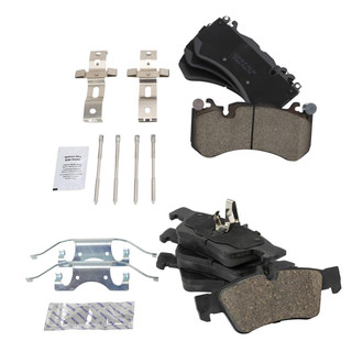 TRQ® - Ceramic Front and Rear Disc Brake Pads