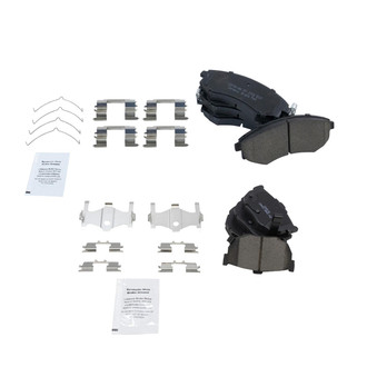 TRQ® - Ceramic Front and Rear Disc Brake Pads