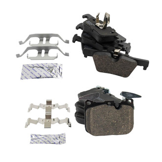 TRQ® - Ceramic Front and Rear Disc Brake Pads