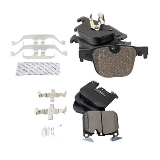 TRQ® - Ceramic Front and Rear Disc Brake Pads