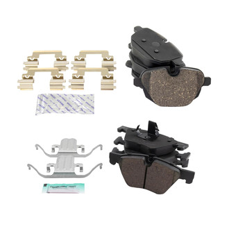 TRQ® - Ceramic Front and Rear Disc Brake Pads
