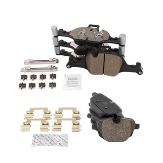 TRQ® - Ceramic Front and Rear Disc Brake Pads
