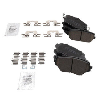 TRQ® - Ceramic Front and Rear Disc Brake Pads