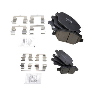 TRQ® - Ceramic Front and Rear Disc Brake Pads