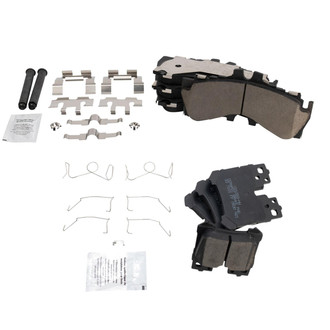 TRQ® - Ceramic Front and Rear Disc Brake Pads