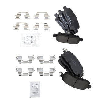TRQ® - Ceramic Front and Rear Disc Brake Pads
