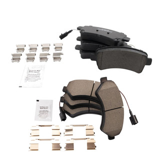 TRQ® - Ceramic Front and Rear Disc Brake Pads