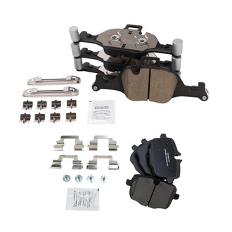 TRQ® - Ceramic Front and Rear Disc Brake Pads