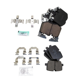 TRQ® - Ceramic Front and Rear Disc Brake Pads