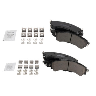 TRQ® - Ceramic Front and Rear Disc Brake Pads