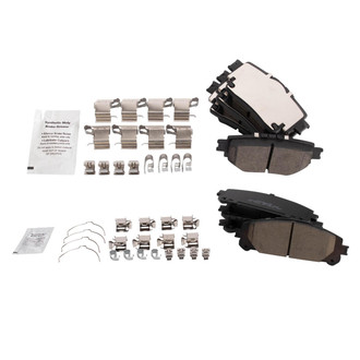 TRQ® - Ceramic Front and Rear Disc Brake Pads