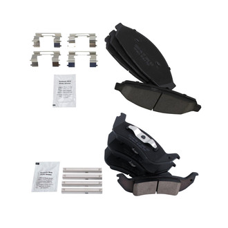 TRQ® - Ceramic Front and Rear Disc Brake Pads
