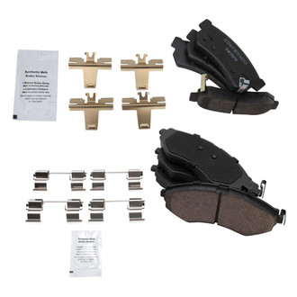TRQ® - Ceramic Front and Rear Disc Brake Pads