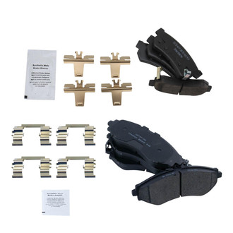 TRQ® - Ceramic Front and Rear Disc Brake Pads