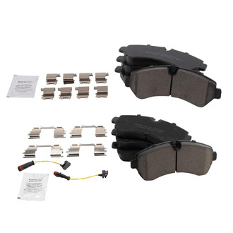 TRQ® - Ceramic Front and Rear Disc Brake Pads