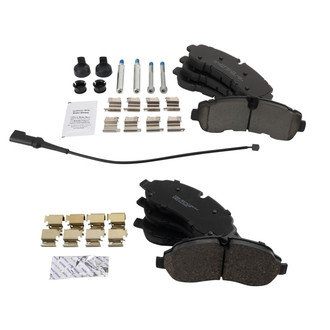 TRQ® - Ceramic Front and Rear Disc Brake Pads