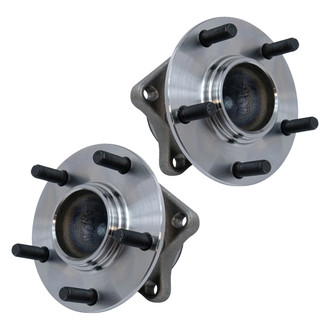 TRQ® - Rear Driver and Passenger Side Wheel Bearing and Hub Assembly Kit
