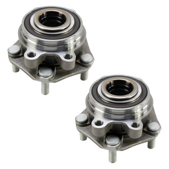 TRQ® - Front Driver and Passenger Side Wheel Bearing and Hub Assembly Kit