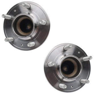 TRQ® - Rear Driver and Passenger Side Wheel Bearing and Hub Assembly Kit