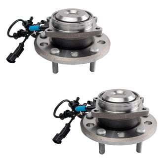 TRQ® - Rear Driver and Passenger Side Wheel Bearing and Hub Assembly Kit