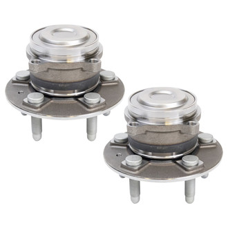 TRQ® - Front Driver and Passenger Side Wheel Bearing and Hub Assembly Kit