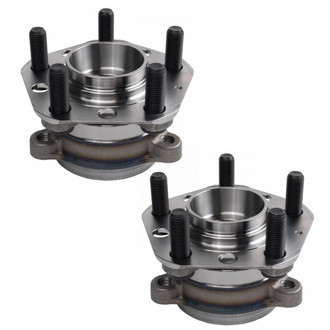 TRQ® - Rear Driver and Passenger Side Wheel Bearing and Hub Assembly Kit
