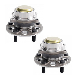 TRQ® - Rear Driver and Passenger Side Wheel Bearing and Hub Assembly Kit