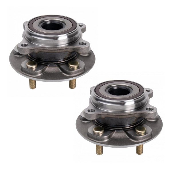 TRQ® - Front Driver and Passenger Side Wheel Bearing and Hub Assembly