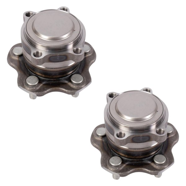 TRQ® - Rear Driver and Passenger Side Wheel Bearing and Hub Assembly Kit