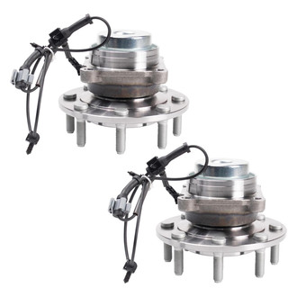 TRQ® - Front Driver and Passenger Side Wheel Bearing and Hub Assembly