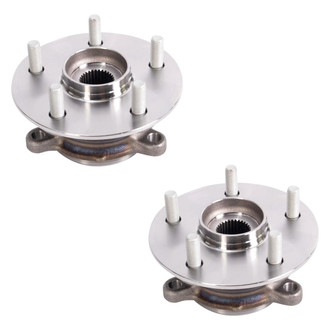 TRQ® - Front Driver and Passenger Side Wheel Bearing and Hub Assembly Kit