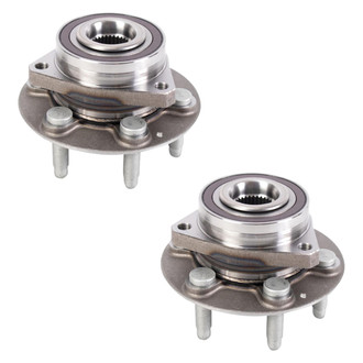 TRQ® - Rear Driver and Passenger Side Wheel Bearing and Hub Assembly Kit