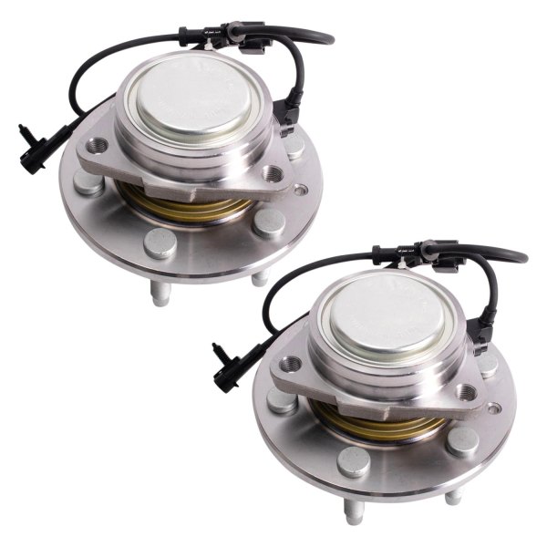 TRQ® - Front Driver and Passenger Side Wheel Bearing and Hub Assembly