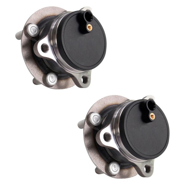 TRQ® - Front Driver and Passenger Side Wheel Bearing and Hub Assembly Kit