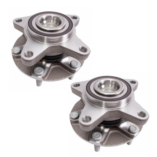 TRQ® - Front Driver and Passenger Side Wheel Bearing and Hub Assembly