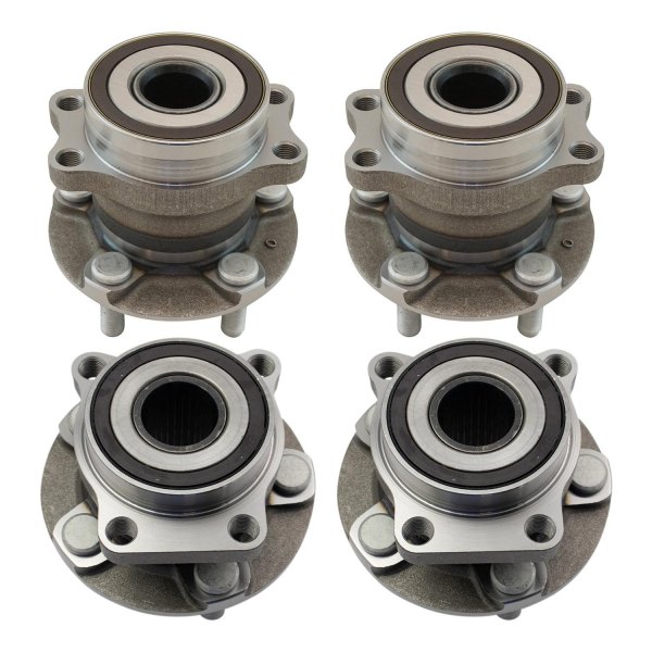 TRQ® - Front Rear Wheel Bearing and Hub Assembly