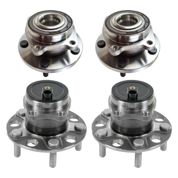 TRQ® - Front Rear Wheel Bearing and Hub Assembly