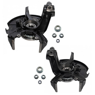 TRQ® - Front Driver and Passenger Side Wheel Bearing and Hub Assembly Kit
