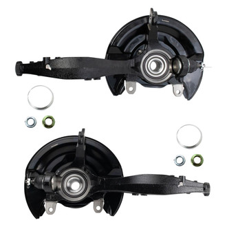 TRQ® - Front Driver and Passenger Side Wheel Bearing and Hub Assembly Kit