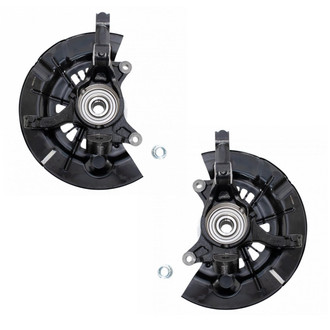 TRQ® - Front Driver and Passenger Side Wheel Bearing and Hub Assembly Kit