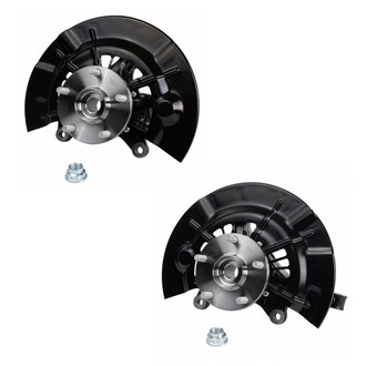 TRQ® - Front Driver and Passenger Side Wheel Bearing and Hub Assembly Kit