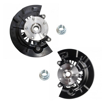 TRQ® - Front Driver and Passenger Side Wheel Bearing and Hub Assembly Kit