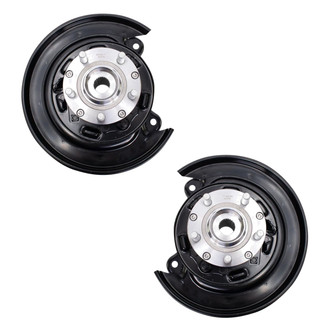 TRQ® - Rear Driver and Passenger Side Wheel Bearing and Hub Assembly Kit