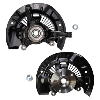 TRQ® - Front Driver and Passenger Side Wheel Bearing and Hub Assembly Kit