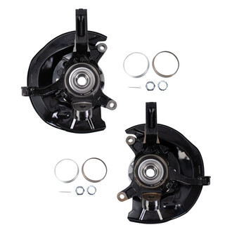 TRQ® - Front Driver and Passenger Side Wheel Bearing and Hub Assembly Kit