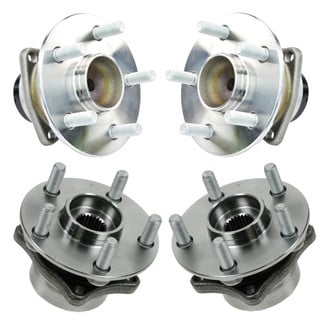 TRQ® - Front and Rear Driver or Passenger Side Wheel Bearing and Hub Assembly Kit