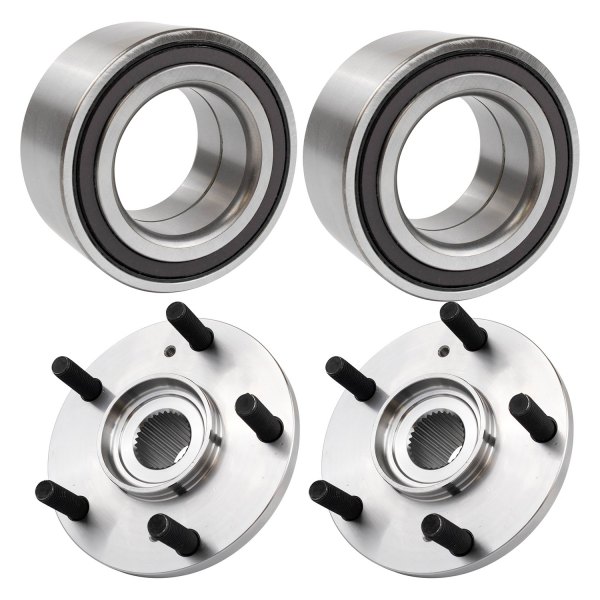 TRQ® - Front Wheel Bearing and Hub Assembly Kit