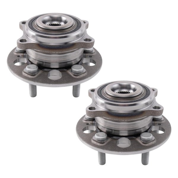 TRQ® - Front Driver and Passenger Side Wheel Bearing Assembly Kit