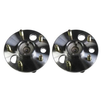 TRQ® - Rear Driver and Passenger Side Wheel Bearing and Hub Assembly Kit